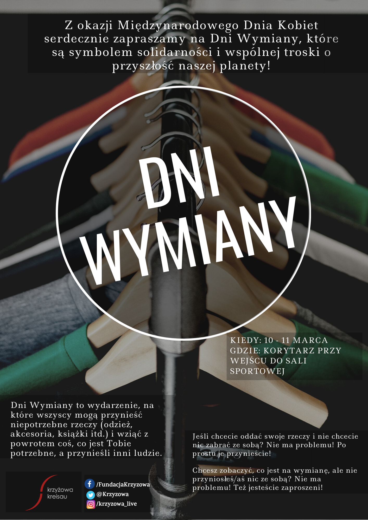 "Swap Days - Dni Wymiany" w Krzyżowej - 10-11.03.2020