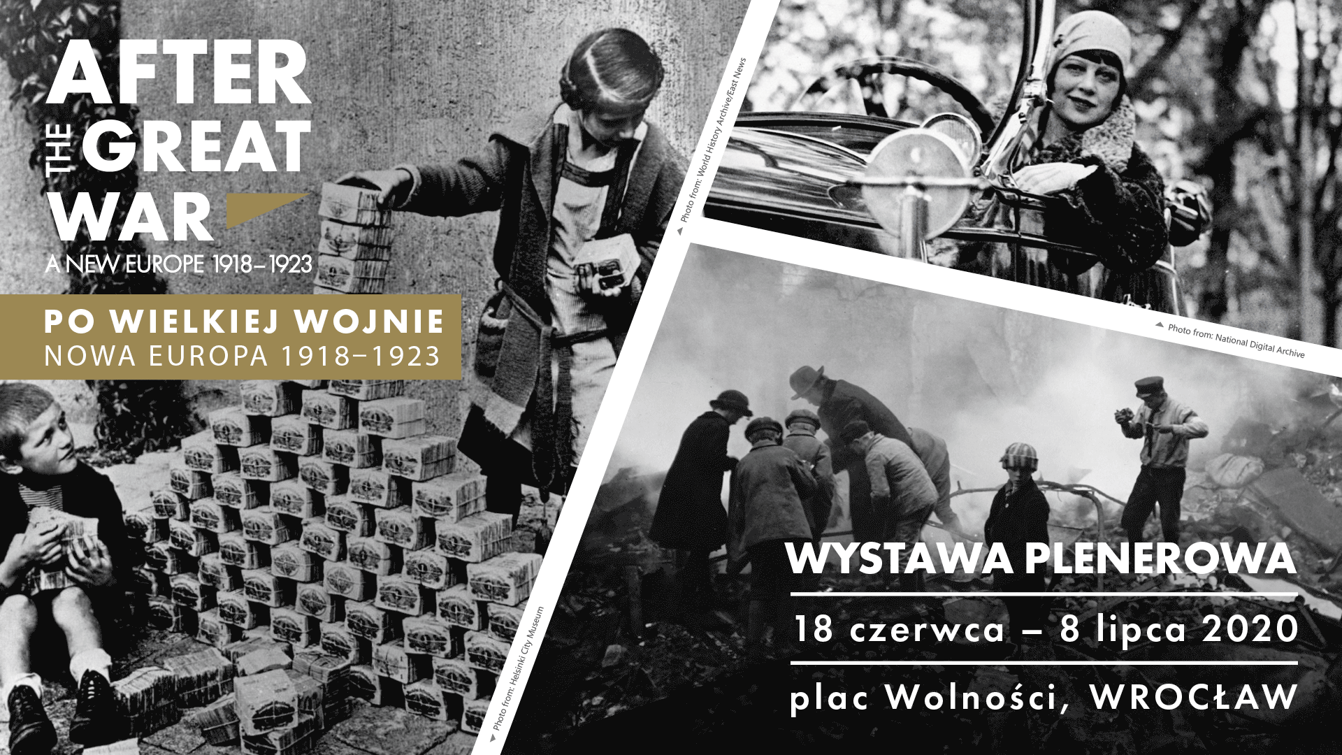 The outdoor exhibition | „After the Great War. A New Europe 1918-1923”