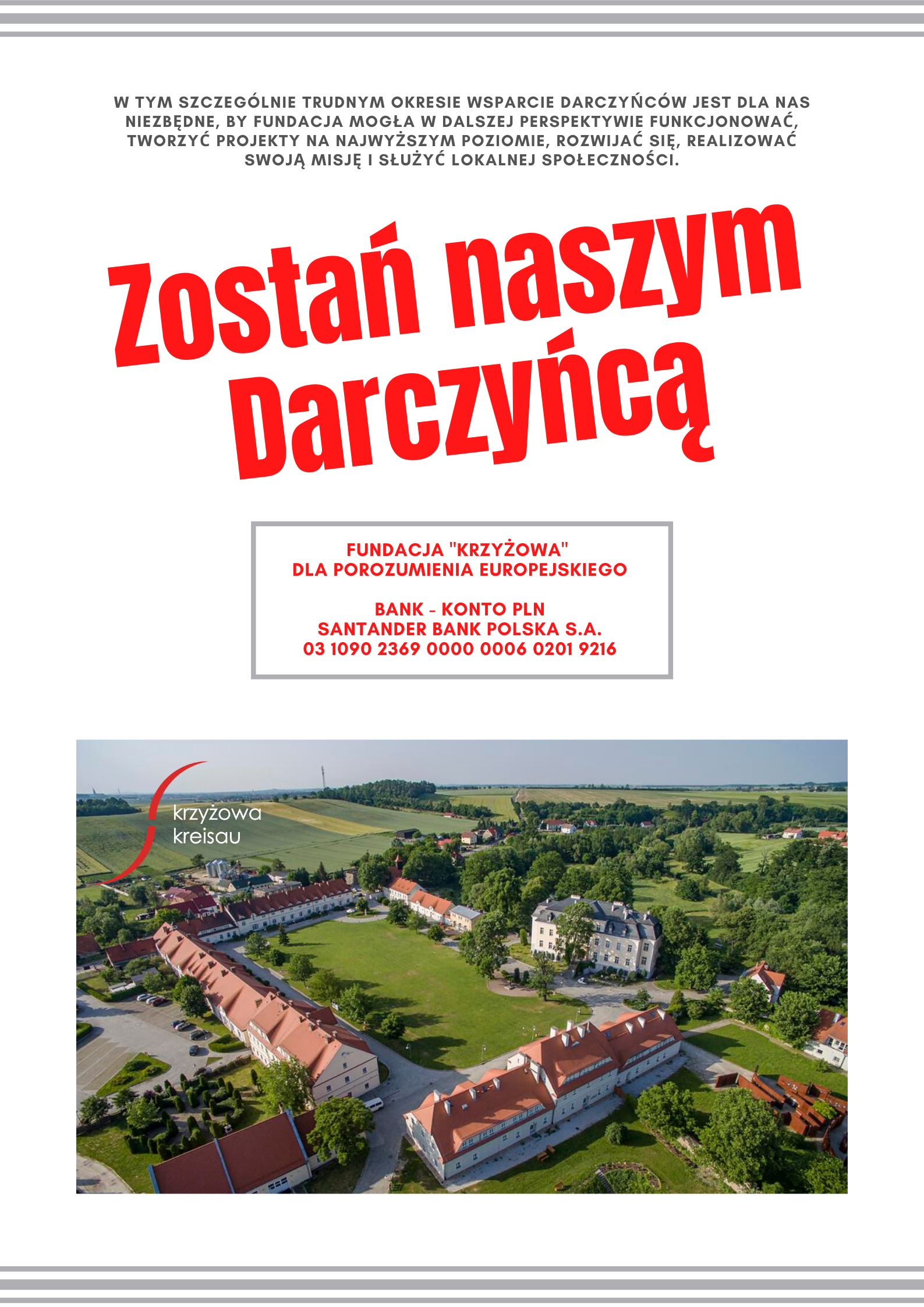 Zostań naszym Darczyńcą!