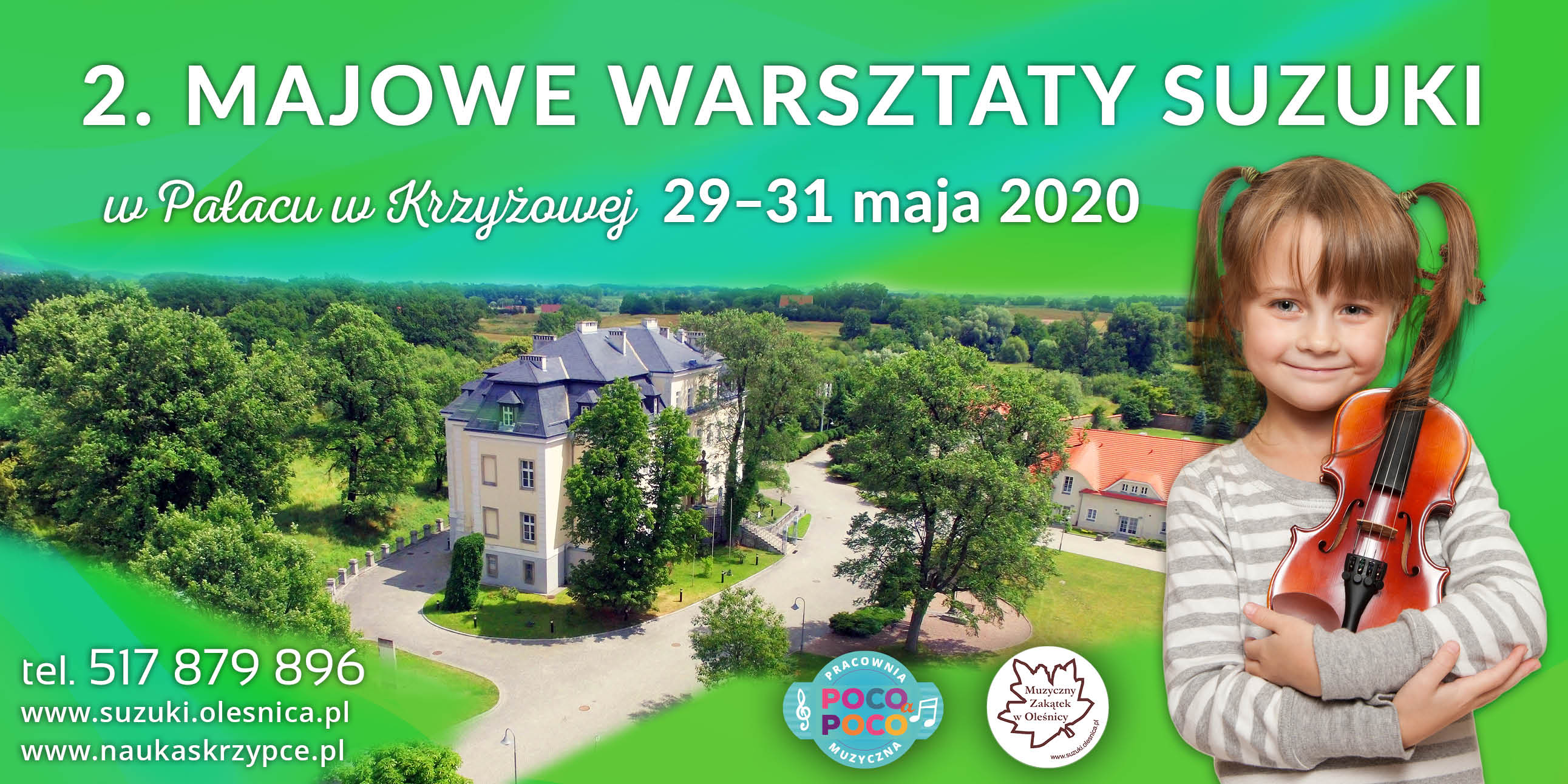 ||SAVE THE DATE|| 2. Majowe Warsztaty SUZUKI W Krzyżowej - 29-31.05.2020