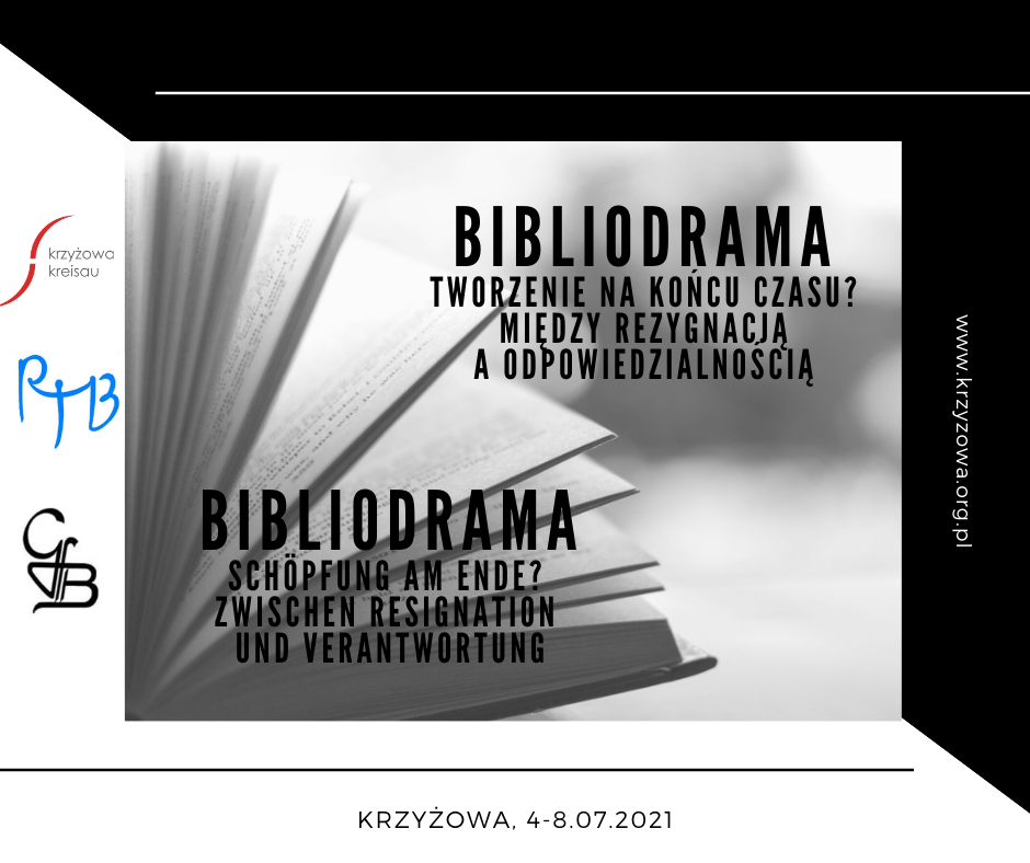Internationaler, ökumenischer bibliodramatischer Workshop - 4-8.07.2021, Krzyżowa, online