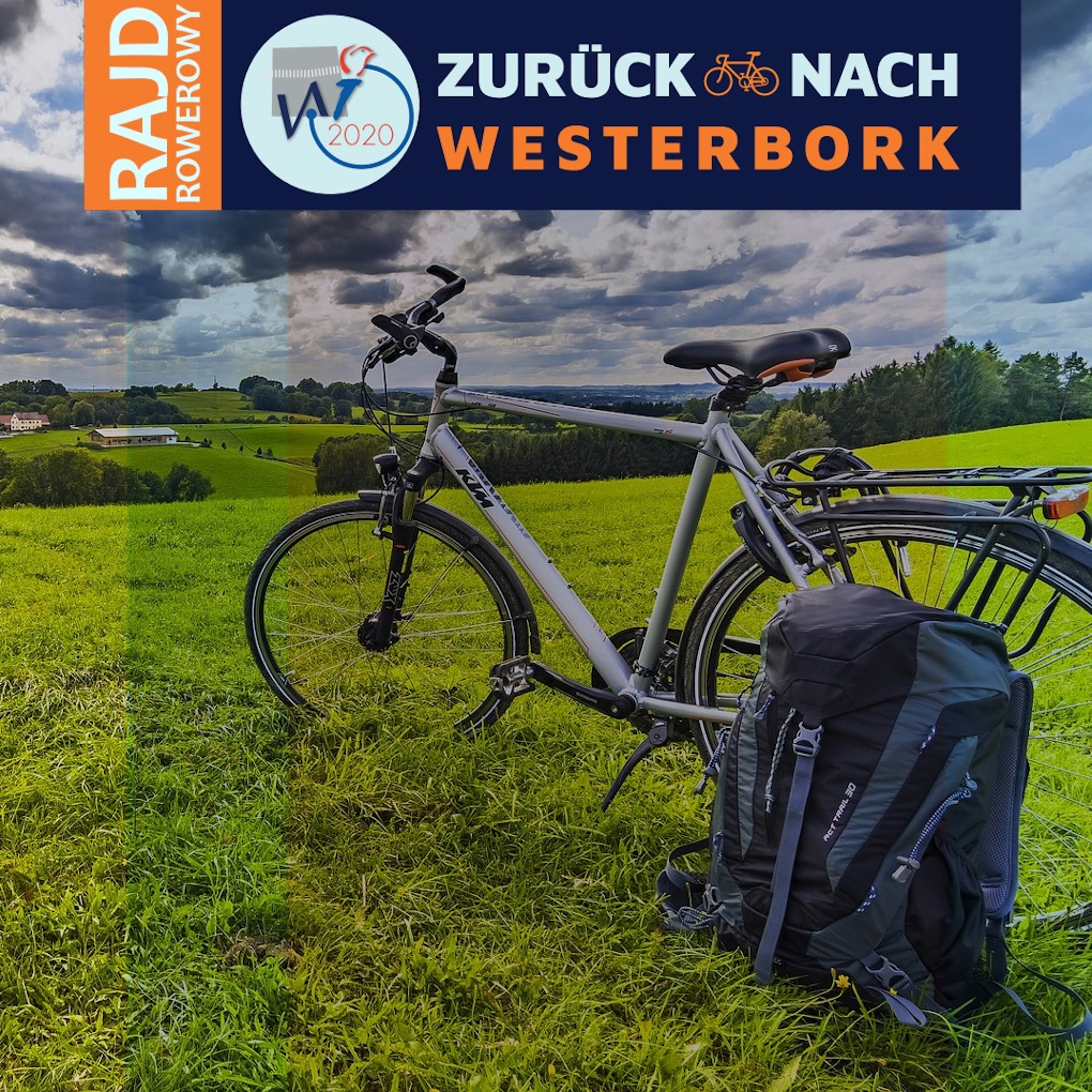 Participants of the cycling rally "Back to Westerbork" in Krzyżowa - 23.08.2021