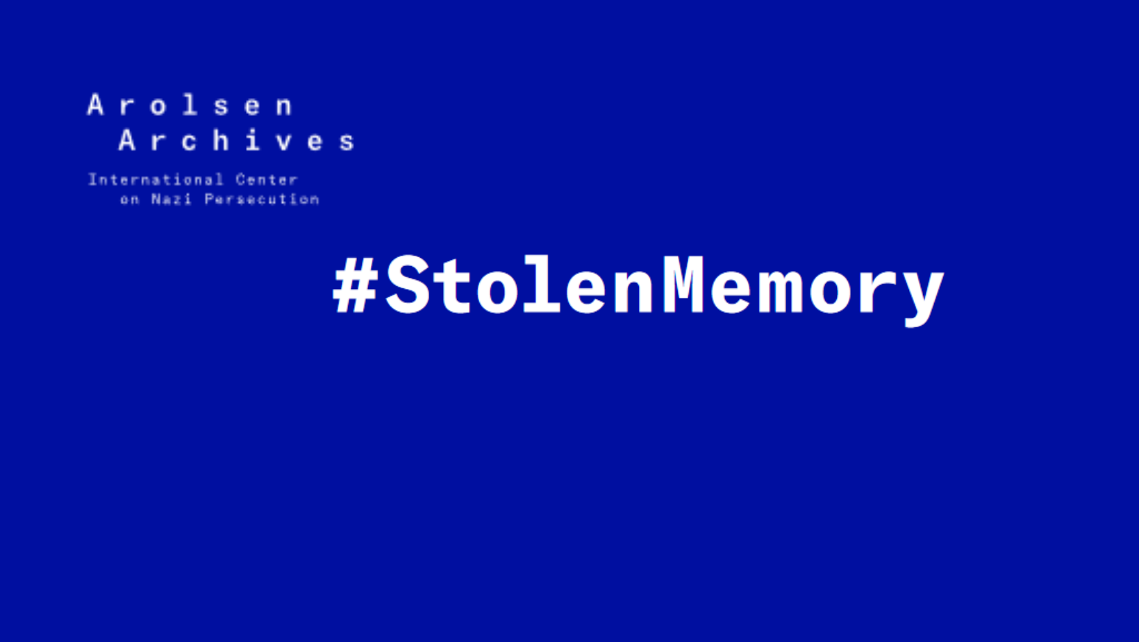 #StolenMemory - searching for the families of former concentration camps prisoners