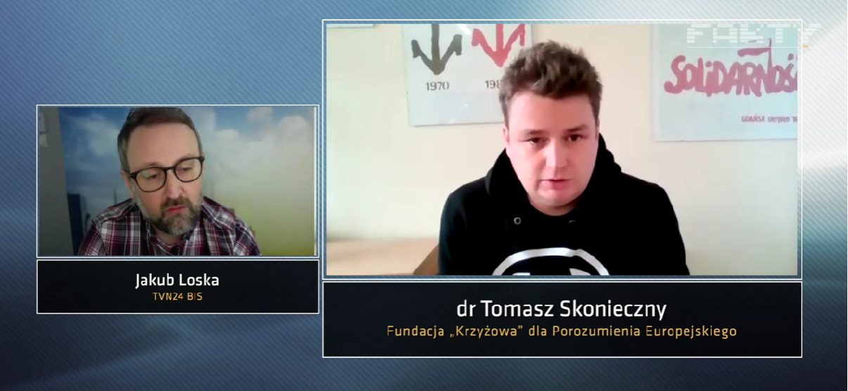 For TVN24 BiS, PhD Tomasz Skonieczny talks about stolen children from Ukraine