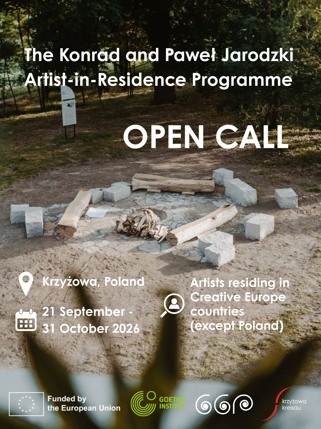 Open Call: Konrad i Paweł Jarodzki Artist-in-Residence Programme 2026