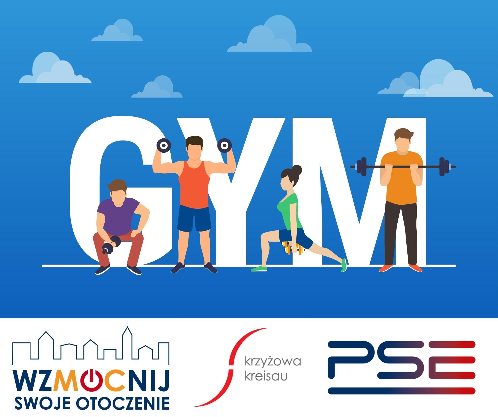 An open-air gym has been built on the area of the Krzyżowa Foundation for Mutual Understanding in Europe.